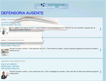 Tablet Screenshot of defensoriaausente.blogspot.com