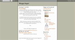 Desktop Screenshot of blogge-hagen.blogspot.com