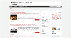 Desktop Screenshot of caoseacaso.blogspot.com