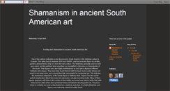 Desktop Screenshot of ancientsouthamericanshamanism.blogspot.com