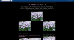 Desktop Screenshot of journeytosleep.blogspot.com