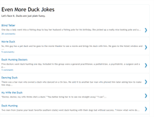 Tablet Screenshot of evenmoreduckjokes.blogspot.com