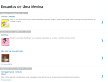 Tablet Screenshot of encantosdeumamenina.blogspot.com
