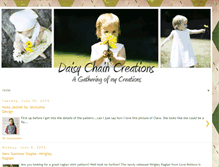 Tablet Screenshot of daisy-chaincreations.blogspot.com