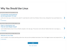 Tablet Screenshot of linuxdoes.blogspot.com