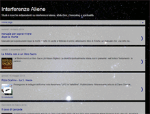 Tablet Screenshot of interferenzealiene.blogspot.com