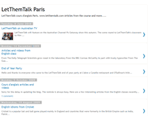 Tablet Screenshot of letthemtalkparis.blogspot.com