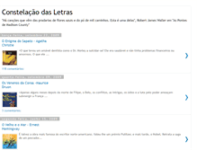 Tablet Screenshot of constelacao-das-letras.blogspot.com