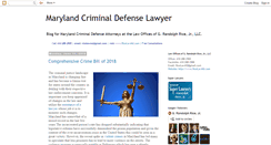 Desktop Screenshot of marylandcriminalawyer.blogspot.com