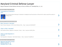 Tablet Screenshot of marylandcriminalawyer.blogspot.com