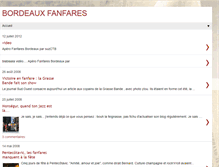 Tablet Screenshot of bordeaux-fanfares.blogspot.com