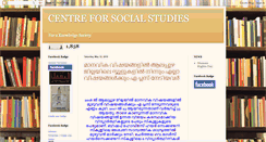 Desktop Screenshot of centreforsocialstudies.blogspot.com