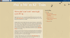 Desktop Screenshot of phanmem-ketoan.blogspot.com