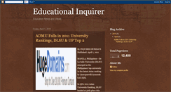 Desktop Screenshot of educationalinquirer.blogspot.com