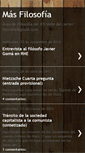 Mobile Screenshot of masfilosofia.blogspot.com
