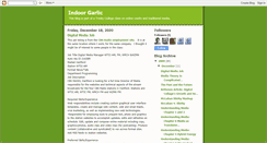 Desktop Screenshot of indoorgarlic.blogspot.com