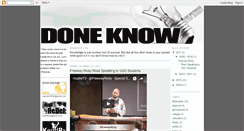 Desktop Screenshot of doneknow.blogspot.com