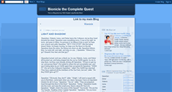 Desktop Screenshot of bioniclethecompletequest.blogspot.com