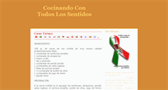 Desktop Screenshot of cocinandocontodoslossentidos.blogspot.com