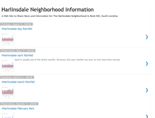 Tablet Screenshot of harlinsdale.blogspot.com