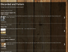 Tablet Screenshot of discardedforlorn.blogspot.com