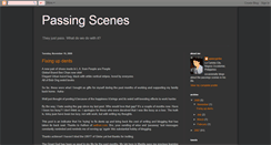 Desktop Screenshot of passingscenes.blogspot.com