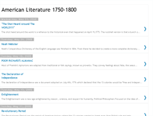 Tablet Screenshot of americanliterature1750-1800.blogspot.com