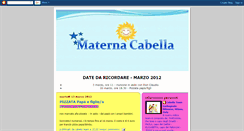 Desktop Screenshot of maternacabella.blogspot.com