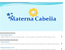 Tablet Screenshot of maternacabella.blogspot.com