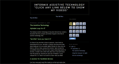 Desktop Screenshot of informix-assistive-technology.blogspot.com