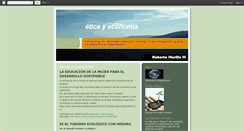 Desktop Screenshot of eticaeconomia.blogspot.com