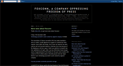 Desktop Screenshot of foxconn.blogspot.com