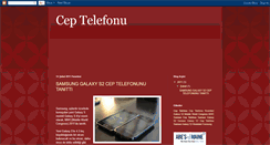 Desktop Screenshot of cep-telefonu.blogspot.com