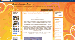 Desktop Screenshot of ganchillocongancho.blogspot.com