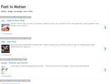 Tablet Screenshot of feelinmotion.blogspot.com
