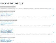 Tablet Screenshot of lunchatthelakeclub.blogspot.com