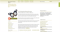 Desktop Screenshot of koleksinama-bayi.blogspot.com