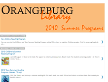 Tablet Screenshot of orangeburglibrarysummerprograms.blogspot.com