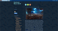 Desktop Screenshot of electronicmusicglobal.blogspot.com