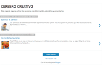 Tablet Screenshot of cerebrocreativo.blogspot.com