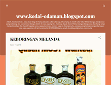 Tablet Screenshot of kedai-edaman.blogspot.com