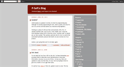 Desktop Screenshot of p-soft.blogspot.com