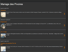 Tablet Screenshot of mariagedespivoires.blogspot.com