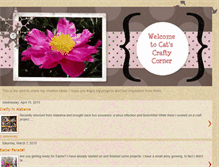 Tablet Screenshot of catscraftycorner.blogspot.com