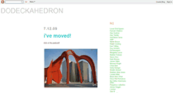 Desktop Screenshot of dodeckahedron.blogspot.com