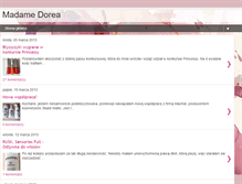 Tablet Screenshot of madamedorea.blogspot.com