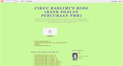 Desktop Screenshot of cikguhaslimi.blogspot.com