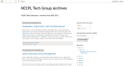 Desktop Screenshot of nccpltech.blogspot.com