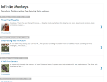 Tablet Screenshot of infinitemonkeys-13thmonkey.blogspot.com