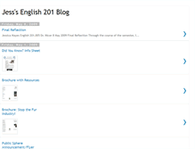 Tablet Screenshot of jessenglish201.blogspot.com